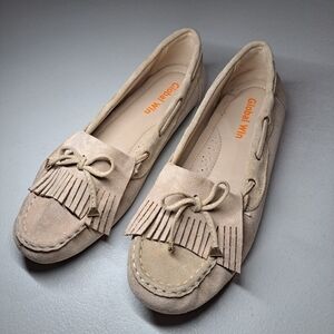 Global Win Slip On Loafer Moccasin Womens Shoe Size 9.5